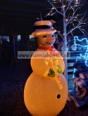 Bałwanek LED bałwan świecący 100 cm ozdoba świąteczna