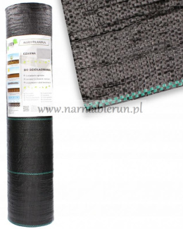 Agrotkanina czarna 110 cm x 5000 cm 70 g/m²