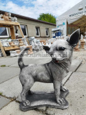 Figurka betonowa PIES CHIHUAHUA stojący 32 cm