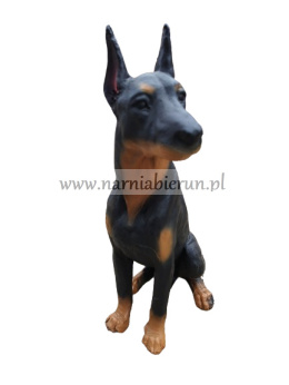 Figurka z żywicy Pies Piesek Doberman 38 cm