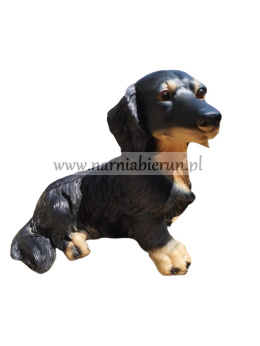 Figurka z żywicy Pies Piesek JAMNIK 38 cm