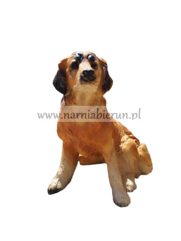 Figurka z żywicy Pies Piesek GOLDEN retriever 27 cm