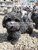 Figurka betonowa PIES Shih tzu stojący 28 cm