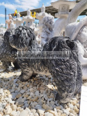 Figurka betonowa PIES Shih tzu stojący 28 cm