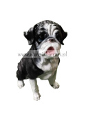 Figurka z żywicy Pies BULDOG MOPS 43 cm