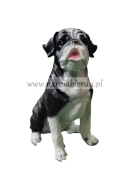 Figurka z żywicy Pies BULDOG MOPS 43 cm