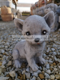 Figurka betonowa PIES CHIHUAHUA MAŁY 18 cm