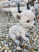 Figurka betonowa PIES CHIHUAHUA MAŁY 18 cm