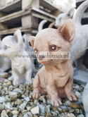 Figurka betonowa PIES CHIHUAHUA MAŁY 18 cm