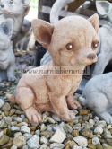 Figurka betonowa PIES CHIHUAHUA MAŁY 18 cm