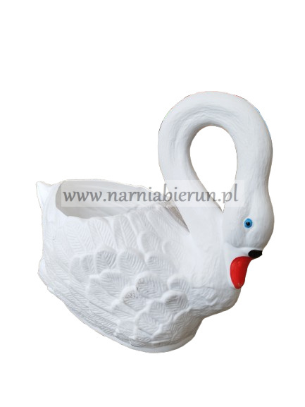 Figurka plastikowa DONICA ŁABĘDŹ MINI 27 cm