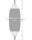 Hamak ogrodowy 200x100 cm - 150 kg mix kolor