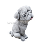 Figurka betonowa PIES PIESEK MOPS 24 cm