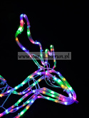 Renifer świecący ruchomy LED 85cm 4 kolory