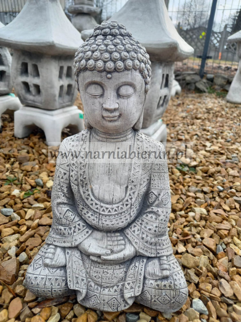 Figurka betonowa MEDYTUJĄCA BUDDA ZEN 29 cm