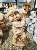 Figurka betonowa TROLL SKRZAT KRASNAL Z WIADREM 50 cm