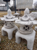 Figurka betonowa Lampa Japońska betonowa PAGODA H63