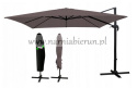 Parasol ogrodowy brązowy Mini Roma 250x250 cm + pokrowiec