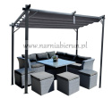 Pergola ogrodowa Markiza 3x4M metalowa wodoodporna