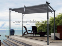 Pergola ogrodowa Markiza 3x4M metalowa wodoodporna