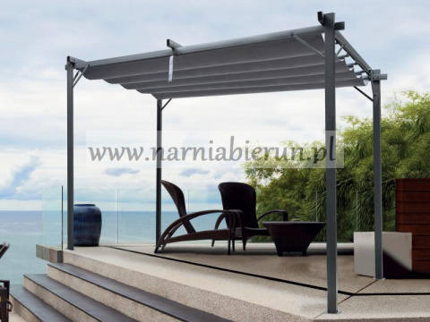 Pergola ogrodowa Markiza 3x4M metalowa wodoodporna