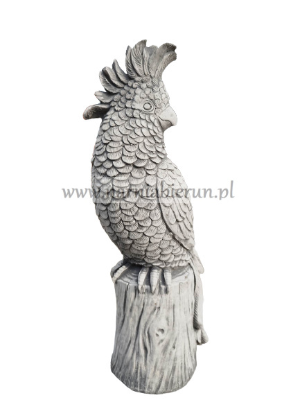 Figurka betonowa PAPUGA KAKADU 34 cm