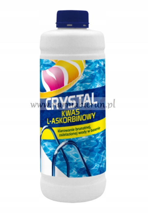 CRYSTAL KWAS L-ASKORBINOWY CHEMIA DO BASENU 1L