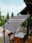 Parasol ogrodowy brązowy Mini Roma 250x250 cm + pokrowiec