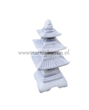 Piękna Lampa Japońska betonowa PAGODA 47 cm