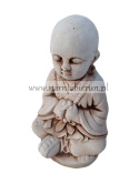 Figurka ogrodowa betonowa MEDYTUJĄCA BUDDA ZEN 27 cm