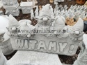 Figurka betonowa skrzat krasnal troll SKRZATY WITAMY 42 cm