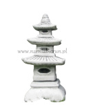 Piękna Lampa Japońska betonowa PAGODA 47 cm